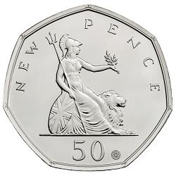 2019 50th Anniversary of the 50p Coin